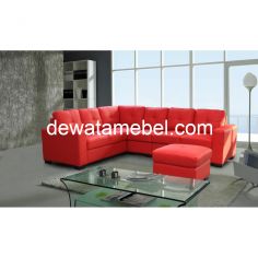 Sofa Sudut + Puff Ukuran  260 x 205 - Sofa 063