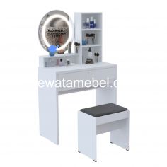 Meja Rias Ukuran 80 - KAJE MR MODERN B / Putih 
